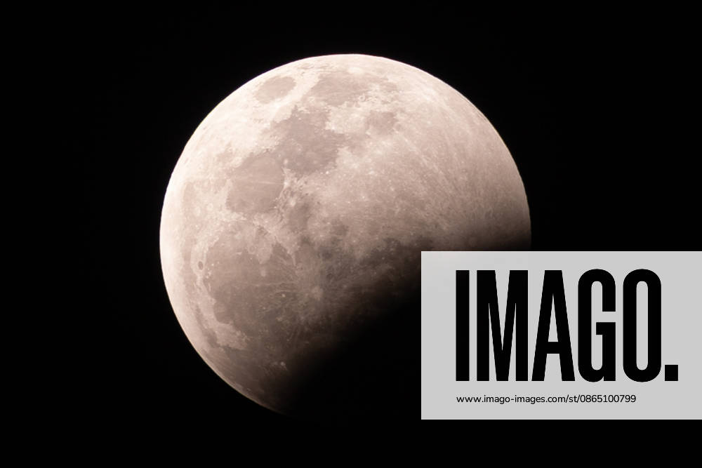 Partial lunar eclipse observed in Sao Jose do Rio Preto, Sao Paulo, Brazil, in the early hours of August 28, 2026. Sao Jose do Rio Preto Sao Paulo Brazil