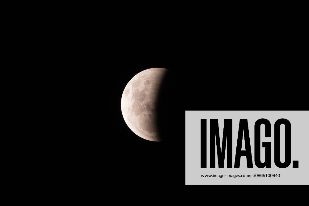 Partial lunar eclipse seen in Sao Jose do Rio Preto, Sao Paulo, Brazil A partial lunar eclipse is seen in the night sky over Sao Jose do Rio Preto, Sao Paulo, Brazil, in the early hours of August 28, 2026. Sao Jose do Rio Preto Sao Paulo Brazil