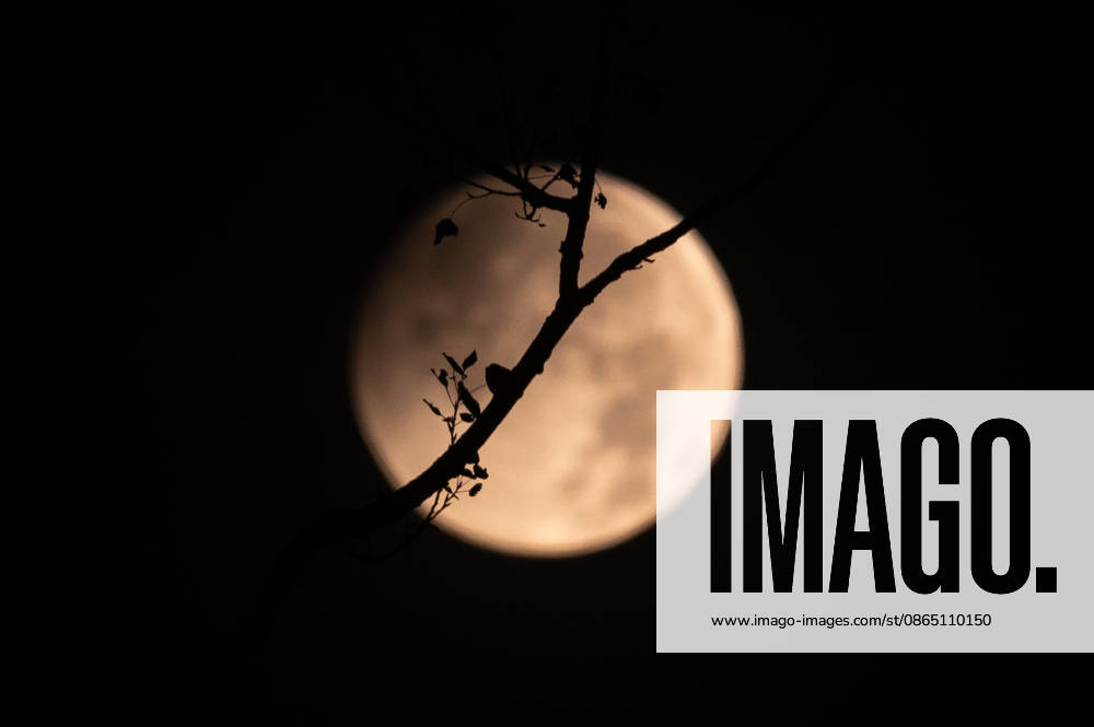 Partial lunar eclipse observed from Northern Hungary ZSUJTA, HUNGARY - AUGUST 28: A partial lunar eclipse, caused by the Moon passing through Earth s shadow, is observed near Zsujta, Hungary, on August 28, 2026. Robert Nemeti Anadolu Zsujta Hungary. Editorial use only. Please get in touch for any other usage.