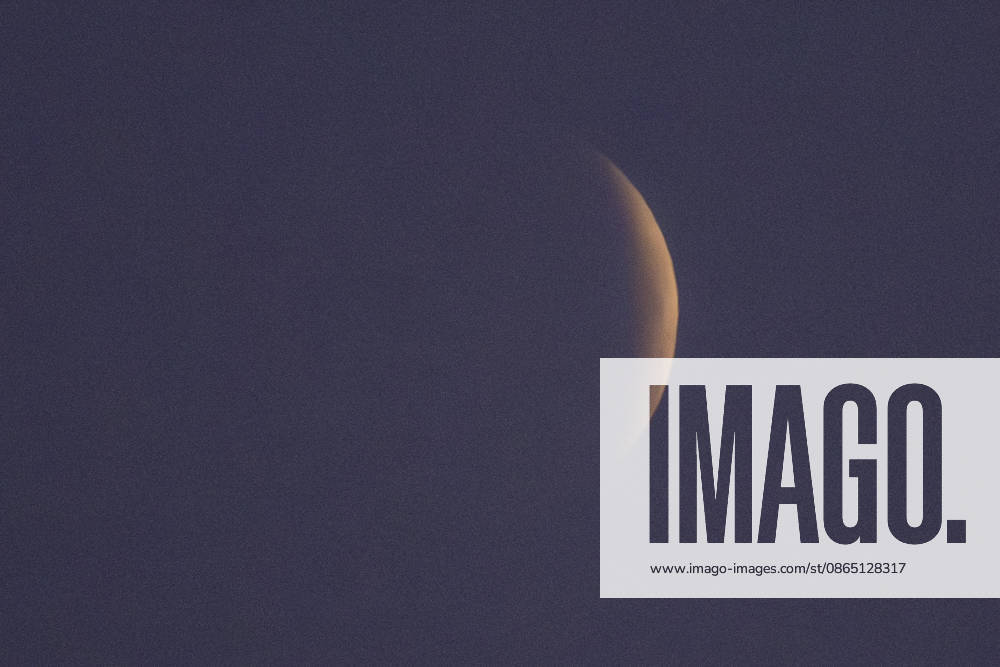 Partial Lunar Eclipse over Rome ROME, ITALY - AUGUST 28: The moon is seen during the partial lunar eclipse in Rome, Italy, on August 28, 2026. Riccardo De Luca Anadolu Rome Italy. Editorial use only. Please get in touch for any other usage.