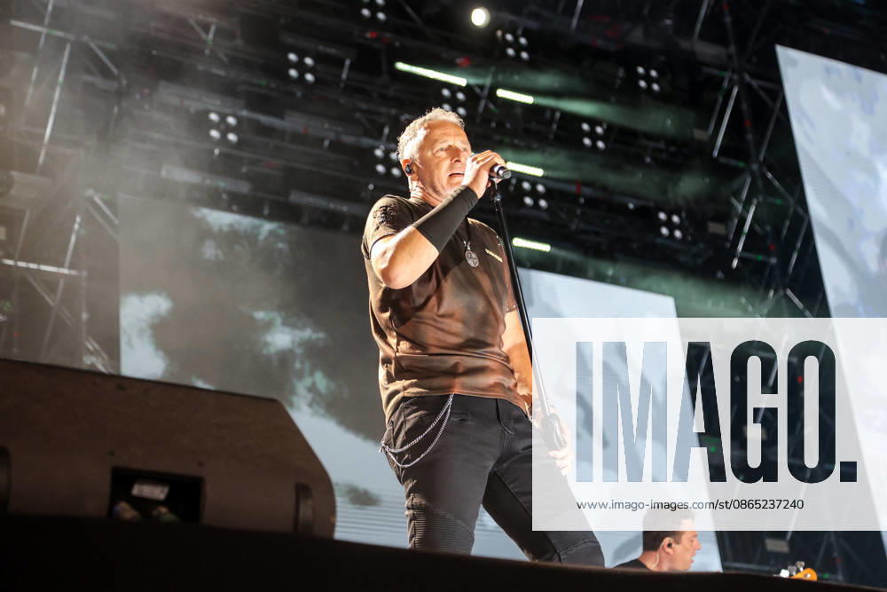 Marko Perkovic Thompson concert in Vukovar, Croatia Marko Perkovic Thompson performs on stage during his concert at Economic Zone in Vukovar, Croatia on August 29, 2026. MarkoxSeper PIXSELL