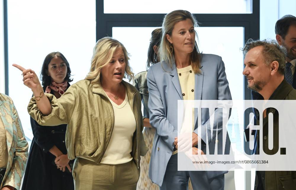 Opening Of The New Prison In Antwerp ANTWERPEN, BELGIUM - SEPTEMBER 02: Vanessa Matz (Les Engagés) Minister of Government of Buildings and Annelies Verlinden (cd&v) Minister of Justice are present at the official opening of the new de Kade prison in Antwerp, The new prison in Antwerp has been designed in line with current prison policy, with the aim of ensuring that life inside is as close as possible to the normality of the outside world. It has a capacity of 440 inmates and comprises various buildings linked by courtyards and streets on a human scale..on September 02, 2026 in Antwerpen, Belgium, 02 09 2026 Antwerpen Belgium