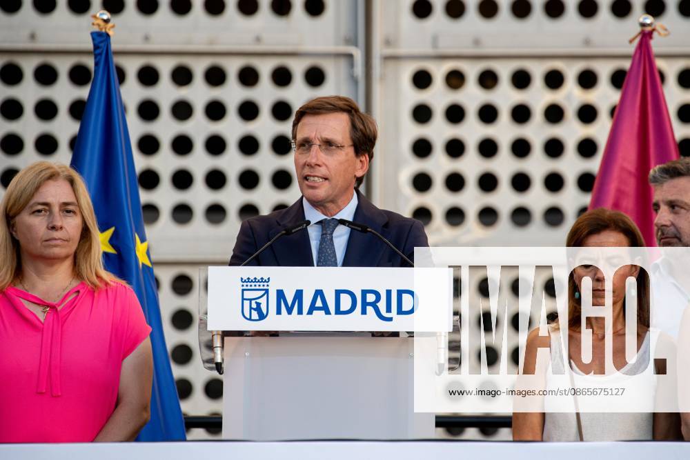 Madrid Holds Rally in Support of the People of Ceuta The mayor of Madrid, José Luis Martínez Almeida, speaks during a rally in solidarity with Ceuta on September 2, 2026, in Madrid, Spain. Coinciding with Ceuta Day, more than 260 Spanish municipalities have been called upon to show their support for the people of Ceuta in the face of the migration crisis caused by the arrival of more than 70,000 migrants across the border with Morocco. The demonstrations are part of the For Ceuta initiative, backed by the Spanish Federation of Municipalities and Provinces (FEMP). SEPTEMBER 2, 2026 CEUTA DAY PROTEST RALLY MIGRANTS IMMIGRANTS FEMP SUPPORT SOLIDARITY MIGRATION CRISIS CRISIS HUMANITARIAN CRISIS Madrid Madrid Spain
