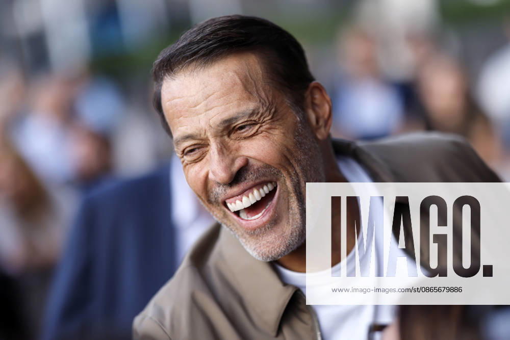 Motivational speaker Tony Robbins at the German premiere of his film *Unlocked: The Coaching System Behind the Legend* at Cinedom in Cologne, September 2, 2026, North Rhine-Westphalia, Germany