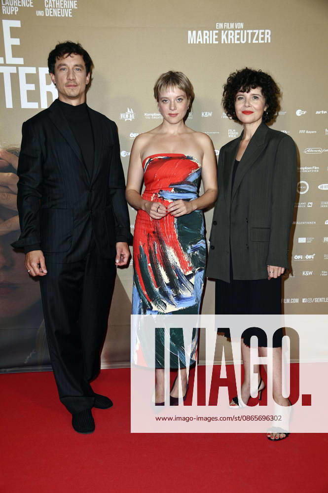Laurence Rupp, Jella Haase, and Marie Kreutzer at the premiere of *Gentle Monster* at the Delphi Filmpalast in Berlin, September 2, 2026 Foto:xN.xKubelkax xFuturexImagex monster_6907