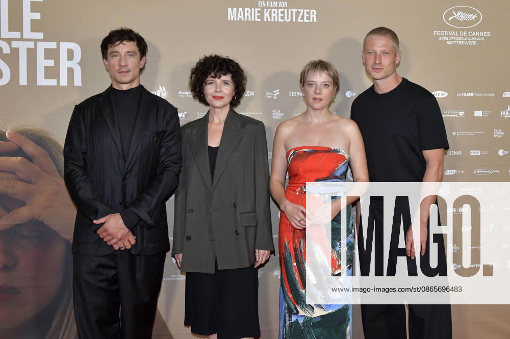 Laurence Rupp, Marie Kreutzer, Jella Haase, and Anton Rubtsov at the premiere of *Gentle Monster* at the Delphi Filmpalast in Berlin, September 2, 2026 Foto:xM.xBehrensx xFuturexImagex monster_6940