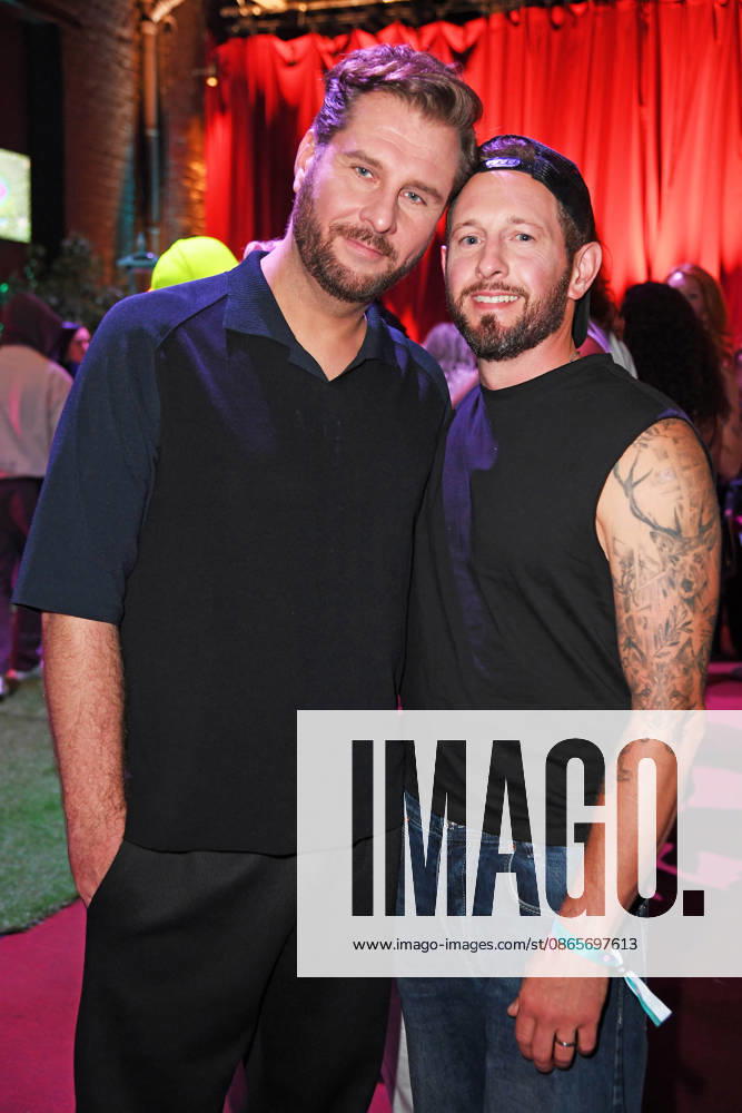 Maurice Gajda with her husband Michael Barg at the 2026 PROMI BIG BROTHER REVEAL EVENT at the Capitol Theater in Düsseldorf on September 2, 2026