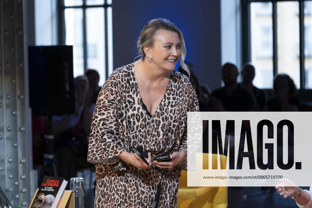Swedish writer Camilla Lackberg during the presentation of her book The Cry of the Dead at Foundation Telefonica in Madrid, September 2, 2026, Spain Madrid Spain - ZUMAs197 20260902_aaa_s197_526