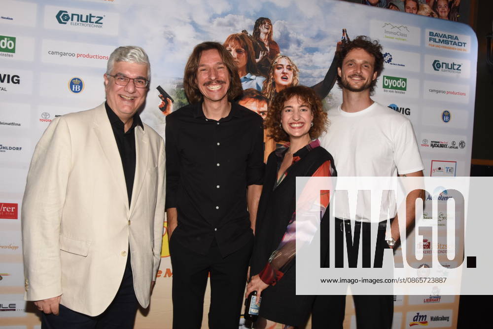 Stephen Slider, actor and host; Dream Team Munich casting agency; premiere guest Mark Lohr; director and screenwriter Corinna Blädel; actress and producer Johannes Rauscher; producer; production company Slamming Sheep Film GBR, Muehldorf, Munich; September 2, 2026; Rio Palast Film AwardsPremiere Bonnie A MUNICH ACTION COMEDY Photo Munich