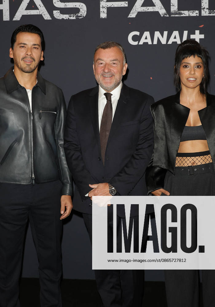 Tewfik Jallab, Gérald Brice Viret and Ritu Arya Preview of the series *Apollo Has Fallen* at the Grand Rex cinema in Paris on September 2, 2026 Coadic Guirec Bestimage Premiere of the series *Apollo Has Fallen* at the Grand Rex cinema in Paris on September 2, 2026 Paris, France