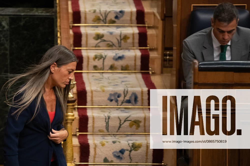 Sánchez Appears Before Congress to Report on the Government’s Response to the Migration Crisis in Ceuta Junts spokesperson in Congress, Miriam Nogueras, and Prime Minister Pedro Sánchez, during a plenary session in the Congress of Deputies on September 3, 2026, in Madrid, Spain. Sánchez will appear before the full Congress this Thursday to report on the government’s response to the events that have taken place in Ceuta since July 30 and on the current situation in the autonomous city. SEPTEMBER 3, 2026 Fernando Sá Madrid, Madrid, Spain