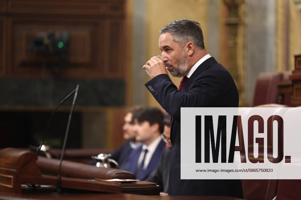 Sánchez Appears Before Congress to Report on the Government’s Response to the Migration Crisis in Ceuta Vox President Santiago Abascal speaks during a plenary session in the Congress of Deputies on September 3, 2026, in Madrid, Spain. Sánchez is appearing this Thursday before the full Congress to report on the government’s handling of the events that have taken place in Ceuta since July 30 and on the current situation in the autonomous city. SEPTEMBER 3, 2026 Madrid, Spain