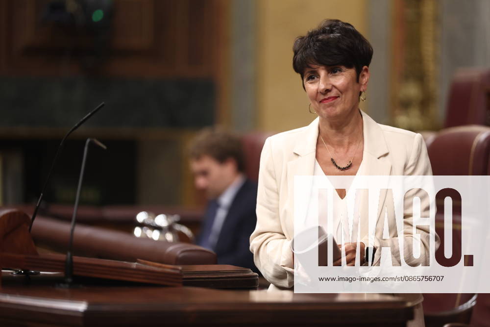 Sánchez Appears Before Congress to Report on the Government’s Response to the Migration Crisis in Ceuta PNV Spokesperson in Congress, Maribel Vaquero, speaks during a plenary session in the Congress of Deputies on September 3, 2026, in Madrid, Spain. Sánchez is appearing before the full Congress this Thursday to report on the government’s response to the events that have taken place in Ceuta since July 30 and on the current situation in the autonomous city. SEPTEMBER 3, 2026 Madrid, Spain