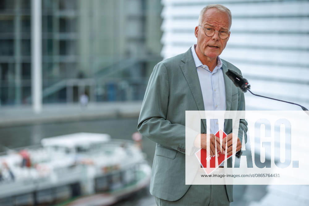 Matthias Miersch (SPD) during a press conference; Matthias Miersch, SPD Chairman, during a press conference held by the SPD parliamentary group in the Bundestag on September 3, 2026, in Berlin, Berlin, Germany, Reichstag