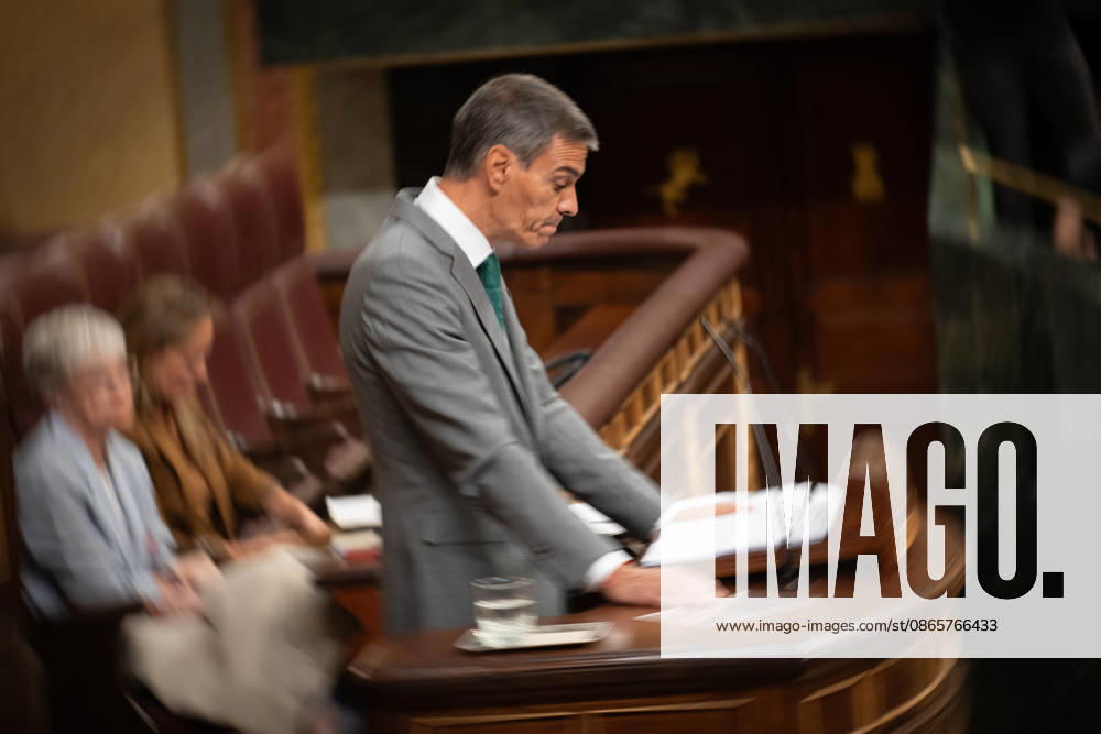 Sánchez Appears Before Congress to Report on the Government’s Response to the Migration Crisis in Ceuta Prime Minister Pedro Sánchez speaks during a plenary session of the Congress of Deputies on September 3, 2026, in Madrid, Spain. Sánchez is appearing before the full Congress this Thursday to report on the executive branch’s handling of the events that have taken place in Ceuta since July 30 and on the current situation in the autonomous city. SEPTEMBER 3, 2026 Fernando Sá Madrid, Madrid, Spain