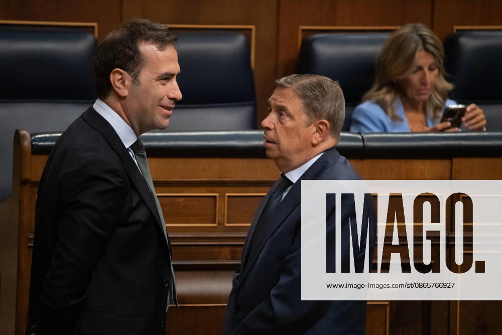 Sánchez Appears Before Congress to Report on the Government’s Response to the Migration Crisis in Ceuta The First Vice President and Minister of Economy, Trade, and Business, Carlos Cuerpo i, and the Minister of Agriculture, Fisheries, and Food, Luis Planas d, during a plenary session in the Congress of Deputies on September 3, 2026, in Madrid, Spain. Sánchez is appearing this Thursday before the full Congress to report on the government’s handling of the events that have taken place in Ceuta since July 30 and on the current situation in the autonomous city. SEPTEMBER 3, 2026 Fernando Sá Madrid, Madrid, Spain