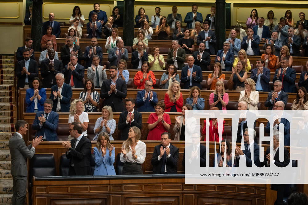Sánchez Appears Before Congress to Report on the Government’s Response to the Migration Crisis in Ceuta The PSOE caucus applauds after Prime Minister Pedro Sánchez’s remarks during a plenary session of the Congress of Deputies on September 3, 2026, in Madrid, Spain. Sánchez is appearing before the full Congress this Thursday to report on the government’s response to the events that have taken place in Ceuta since July 30 and on the current situation in the autonomous city. SEPTEMBER 3, 2026 Fernando Sá Madrid, Madrid, Spain