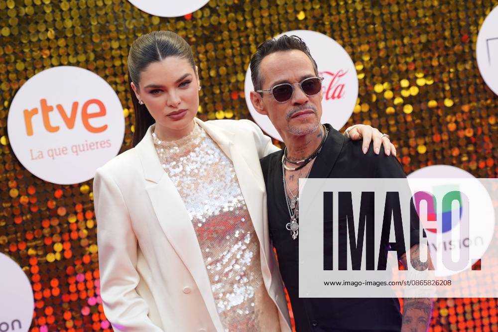 Marc Anthony and Nadia Ferreira attend the Premios Juventud Awards 2026 at Starlite Auditorium on September 03, 2026 in Marbella, Spain Cordon Press