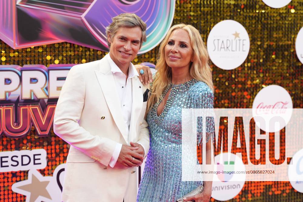 Marta Sanchez and Carlos Baute attend the Premios Juventud Awards 2026 at Starlite Auditorium on September 03, 2026 in Marbella, Spain Cordon Press