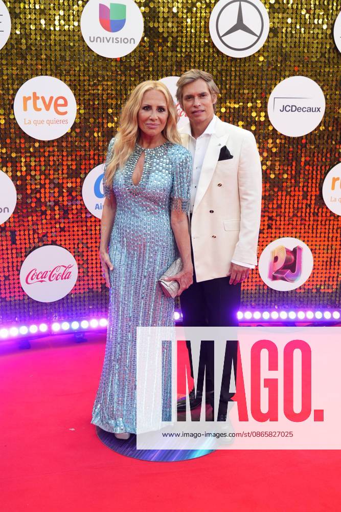 Marta Sanchez and Carlos Baute attend the Premios Juventud Awards 2026 at Starlite Auditorium on September 03, 2026 in Marbella, Spain Cordon Press