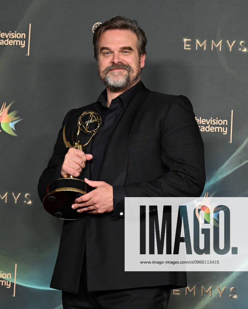 78th Emmy Awards Night 2 David Harbour in the press room at the 78th Emmy Awards Night 2, held at the Peacock Theatre in Los Angeles, Ca. on September 6, 2026. Los Angeles Peacock Theatre California USA