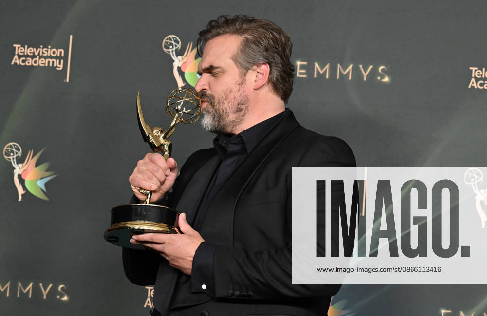78th Emmy Awards Night 2 David Harbour in the press room at the 78th Emmy Awards Night 2, held at the Peacock Theatre in Los Angeles, Ca. on September 6, 2026. Los Angeles Peacock Theatre California USA