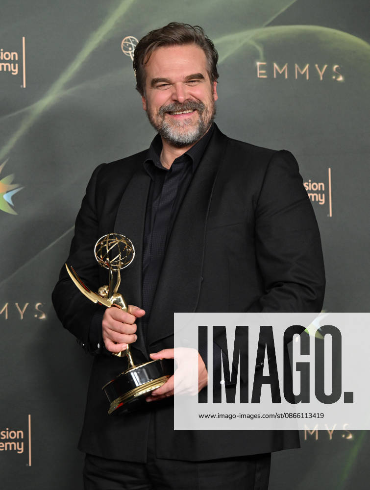 78th Emmy Awards Night 2 David Harbour in the press room at the 78th Emmy Awards Night 2, held at the Peacock Theatre in Los Angeles, Ca. on September 6, 2026. Los Angeles Peacock Theatre California USA