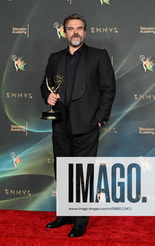 78th Emmy Awards Night 2 David Harbour in the press room at the 78th Emmy Awards Night 2, held at the Peacock Theatre in Los Angeles, Ca. on September 6, 2026. Los Angeles Peacock Theatre California USA
