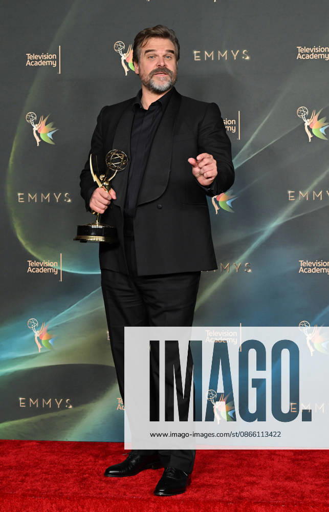 78th Emmy Awards Night 2 David Harbour in the press room at the 78th Emmy Awards Night 2, held at the Peacock Theatre in Los Angeles, Ca. on September 6, 2026. Los Angeles Peacock Theatre California USA