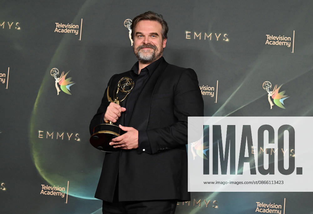 78th Emmy Awards Night 2 David Harbour in the press room at the 78th Emmy Awards Night 2, held at the Peacock Theatre in Los Angeles, Ca. on September 6, 2026. Los Angeles Peacock Theatre California USA