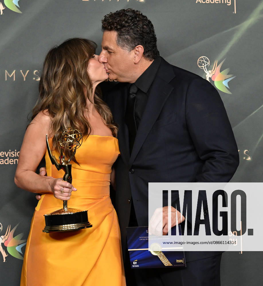 78th Emmy Awards Night 2 Linda Cardellini and Steve Rodriguez in the press room at the 78th Emmy Awards Night 2, held at the Peacock Theatre in Los Angeles, Ca. on September 6, 2026. Los Angeles Peacock Theatre California USA