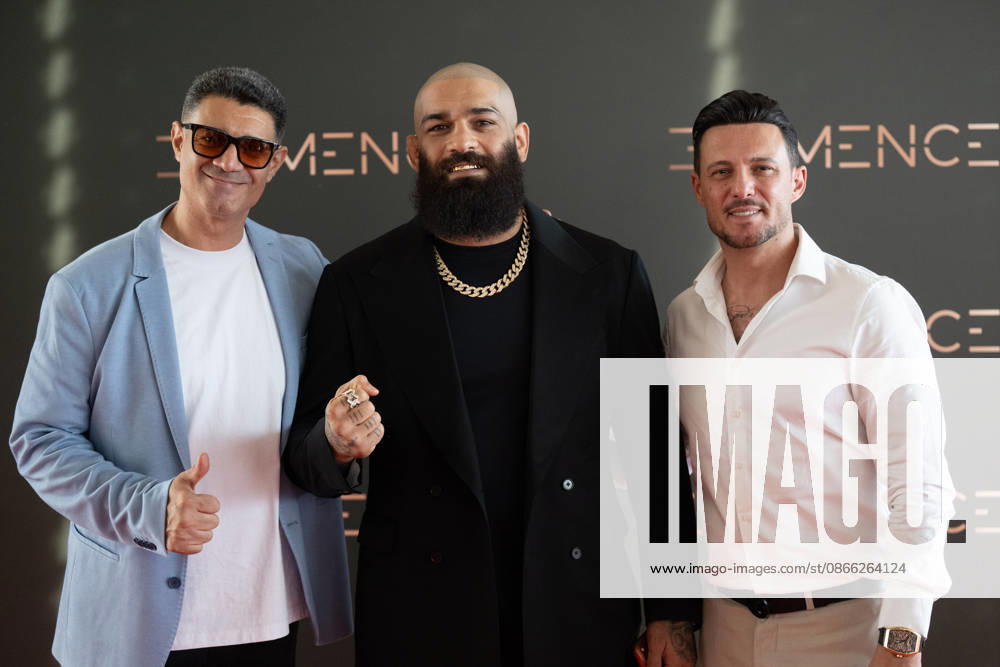 20260906 Elemence Product Launch COLOGNE, GERMANY SEPTEMBER 6, 2026 Touraj Kolai, Pouya Rahmani, and Nader Deljoo at the Elemence product launch on September 6, 2026, in Cologne, North Rhine-Westphalia, Germany