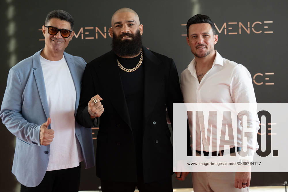 20260906 Elemence Product Launch COLOGNE, GERMANY SEPTEMBER 6, 2026 Touraj Kolai, Pouya Rahmani, and Nader Deljoo at the Elemence product launch on September 6, 2026, in Cologne, North Rhine-Westphalia, Germany