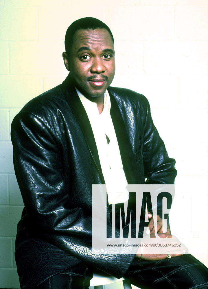Freddie Jackson during a photo session at American Bandstand 1985
