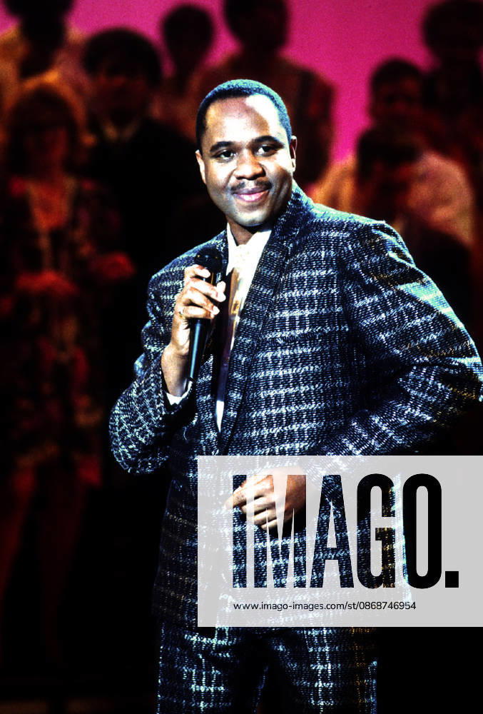 Freddie Jackson on stage at American Bandstand 1985