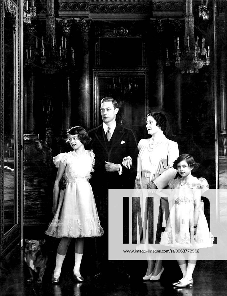 The Royal Family in Buckingham Palace. July 17, 1939. (Photo by Marcus Adams).
