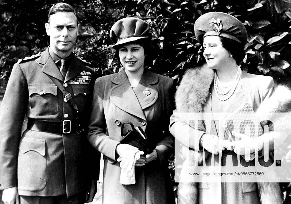 Royal Coming of Age -- Princess Elizabeth celebrated her 18th birthday on Friday. Photographs taken of the Royal family gathering in the country. April 21, 1944. (Photo by Fox Photos)