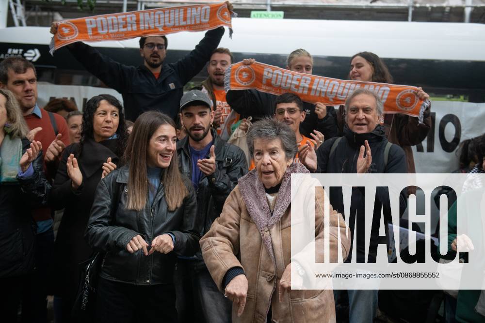 Maricarmen, the 87-year-old woman evicted from her home in Madrid, has died. File photo: Maricarmen celebrates the postponement of her eviction until October 29, 2025, in Madrid, Spain. Maricarmen, 87 years old and with a 50% disability rating, has lived there for nearly seventy years, ever since her family signed a traditional lease in 1956. Fernando Sá, Madrid, Madrid, Spain