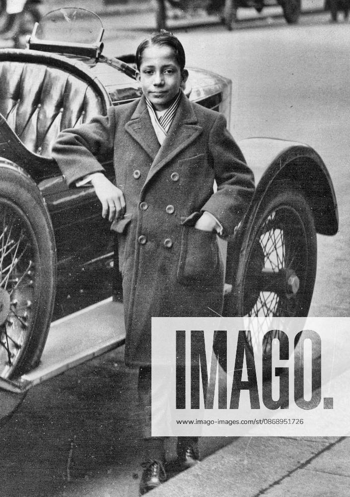 The New King of Iraq: The new King is King Faisals s son, Ghazi, who is now in Baghdad. He came to England as a boy, and was educated for three years at Harrow. Motoring is a favourite hobby of his, and he is here seen standing beside his car. October 16, 1933. (Photo by Central News).