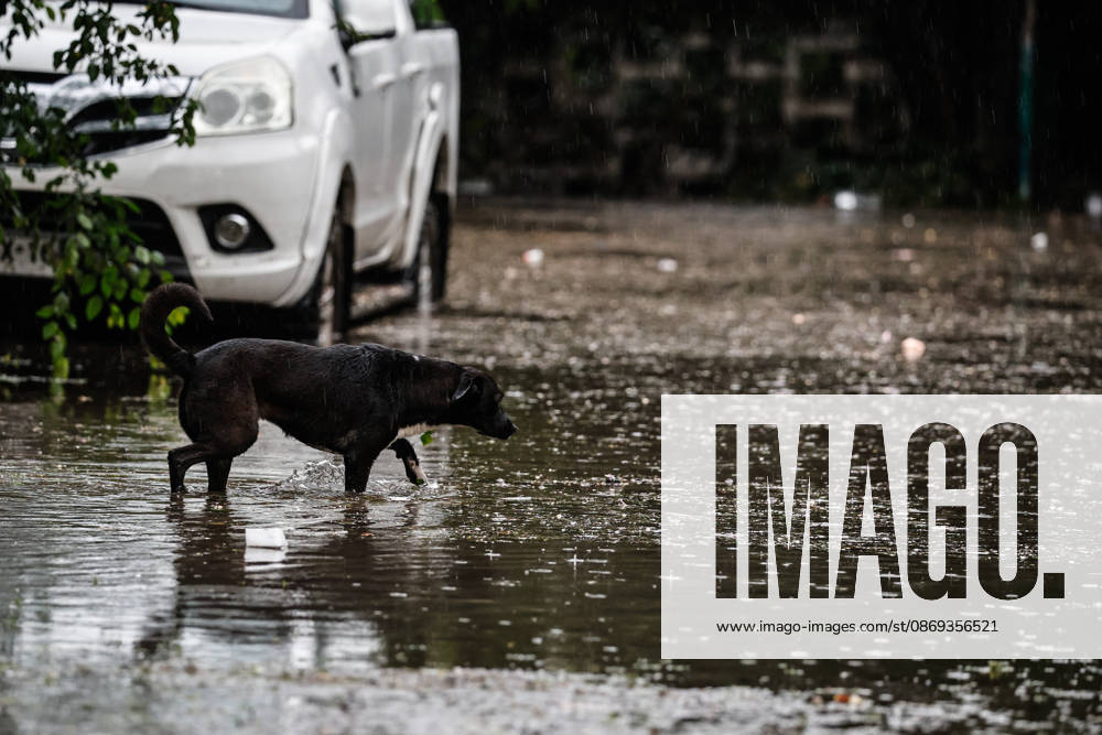 Santiago, October 13, 2026: Flooding at the intersection of Irarrazaval and Lo Encalada in the municipality of Nunoa due to heavy rains in the capital. Diego Martin Aton Chile, Aton 1199651 jpeg