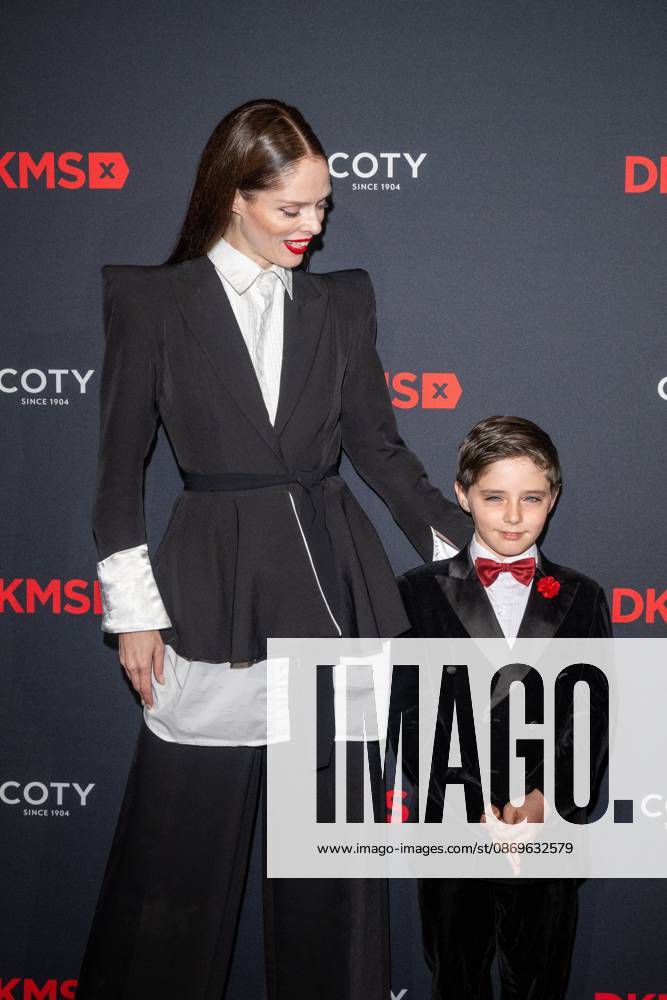 (L-R) Coco Rocha and Iver Eames Conran attend.The Annual DKMS Gala at Cipriani Wall Street on October 15, 2026 in New York City. New York United States - ZUMAs197 20261015_aaa_s197_421