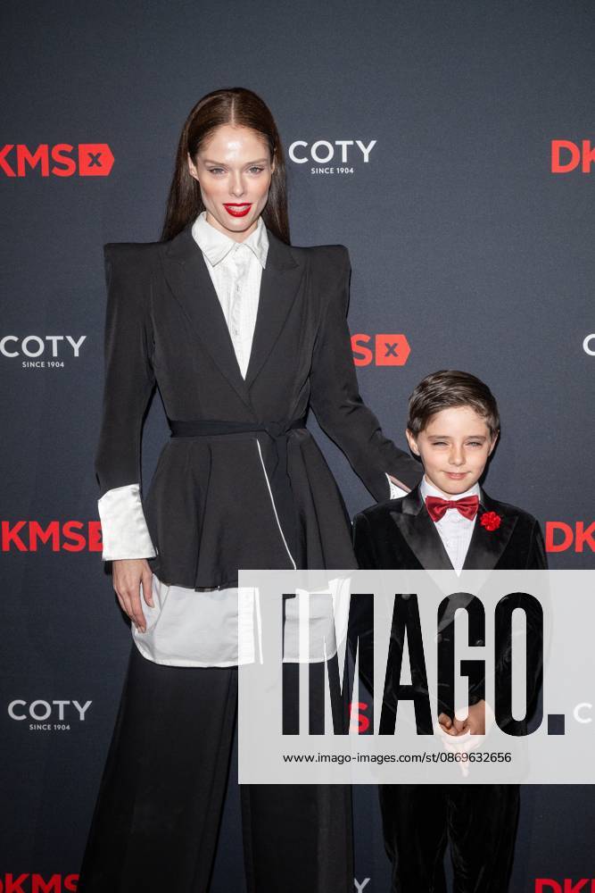 (L-R) Coco Rocha and Iver Eames Conran attend.The Annual DKMS Gala at Cipriani Wall Street on October 15, 2026 in New York City. New York United States - ZUMAs197 20261015_aaa_s197_429