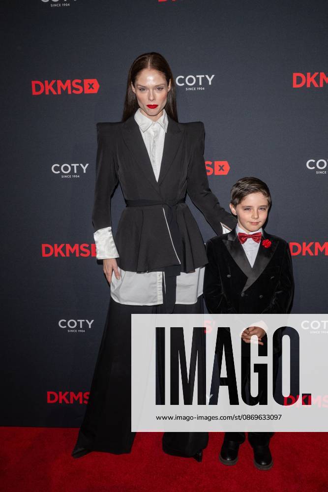 (L-R) Coco Rocha and Iver Eames Conran attend.The Annual DKMS Gala at Cipriani Wall Street on October 15, 2026 in New York City. New York United States - ZUMAs197 20261015_aaa_s197_460