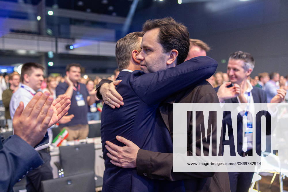 Johannes Winkel Re-elected as Federal Chairman at the Junge Union’s Germany Day in Bonn on October 16, 2026. Paul ZIEMIAK, Member of the Bundestag (CDU) and Secretary General of