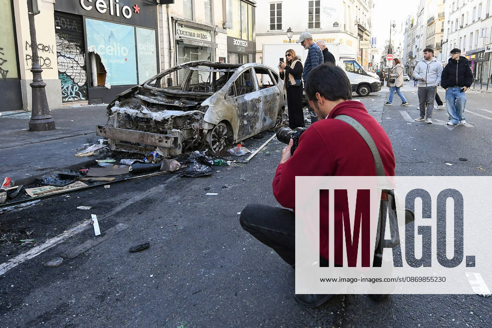 October 17 Protest in Paris: The Day After Strasbourg-Saint-Denis Violent clashes broke out between protesters and French police during the demonstration against the high cost of living in Paris, France, on October 18, 2026 460560 2026 10 18 Paris France