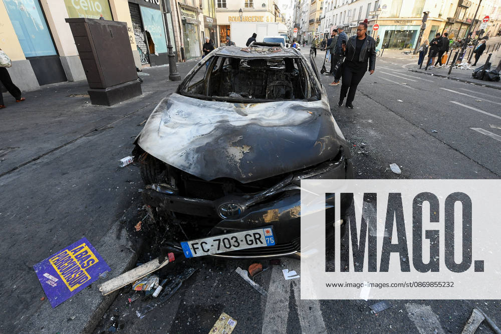 October 17 Protest in Paris: The Day After Strasbourg-Saint-Denis Violent clashes broke out between protesters and French police during the demonstration against the high cost of living in Paris, France, on October 18, 2026 460560 2026 10 18 Paris France