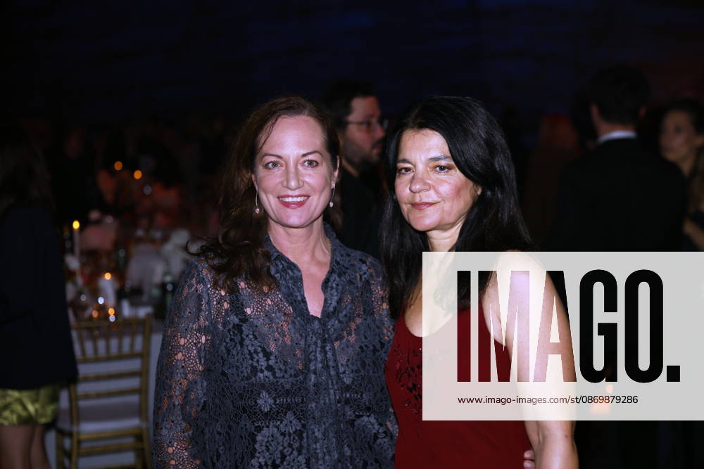 Natalia Woerner and Jasmin Tabatabai at the 80th Anniversary CCC Filmkunst Gala at the CCC Film Studios in Berlin