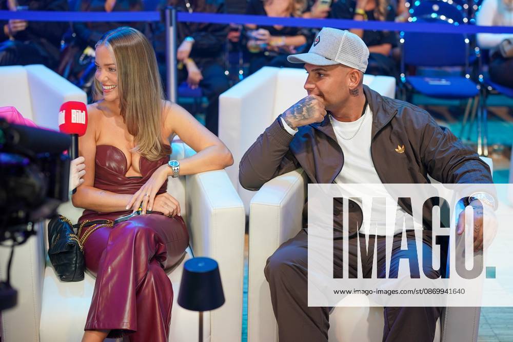 Fame Fighting 4 in Essen 2026: Pietro Lombardi and Laura Maria Rypa at the Fame Fighting 4 celebrity boxing event on October 17, 2026, at the Grugahalle in Essen, North Rhine-Westphalia