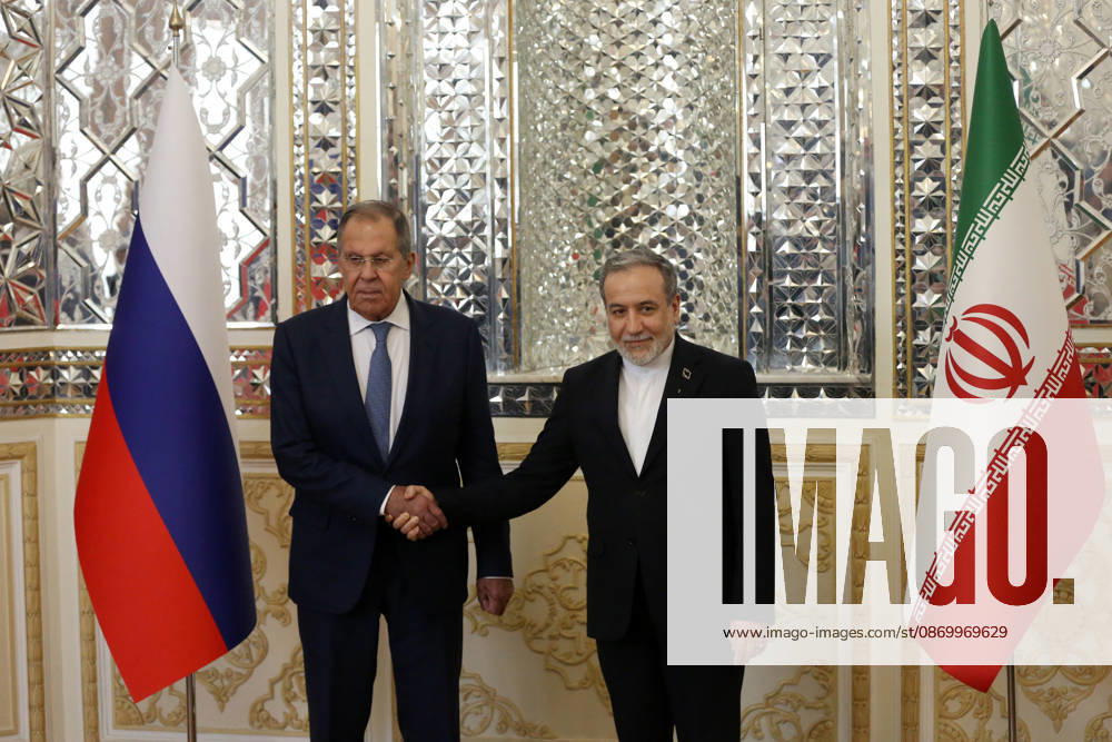 Russian Foreign Minister Sergey Lavrov holds official talks in Tehran TEHRAN, IRAN - OCTOBER 19: ( RESTRICTIONS: NO Access Israel Media Persian Language TV Stations Outside Iran Strictly No Access BBC Persian VOA Persian Manoto TV Iran International TV ) Iranian Foreign Minister Abbas Araghchi (R) meets with Russian Foreign Minister Sergey Lavrov (L), who arrived in Tehran for an official working visit, in Tehran, Iran, on October 19, 2026. Fatemeh Bahrami Anadolu Tehran Iran. Editorial use only. Please get in touch for any other usage.