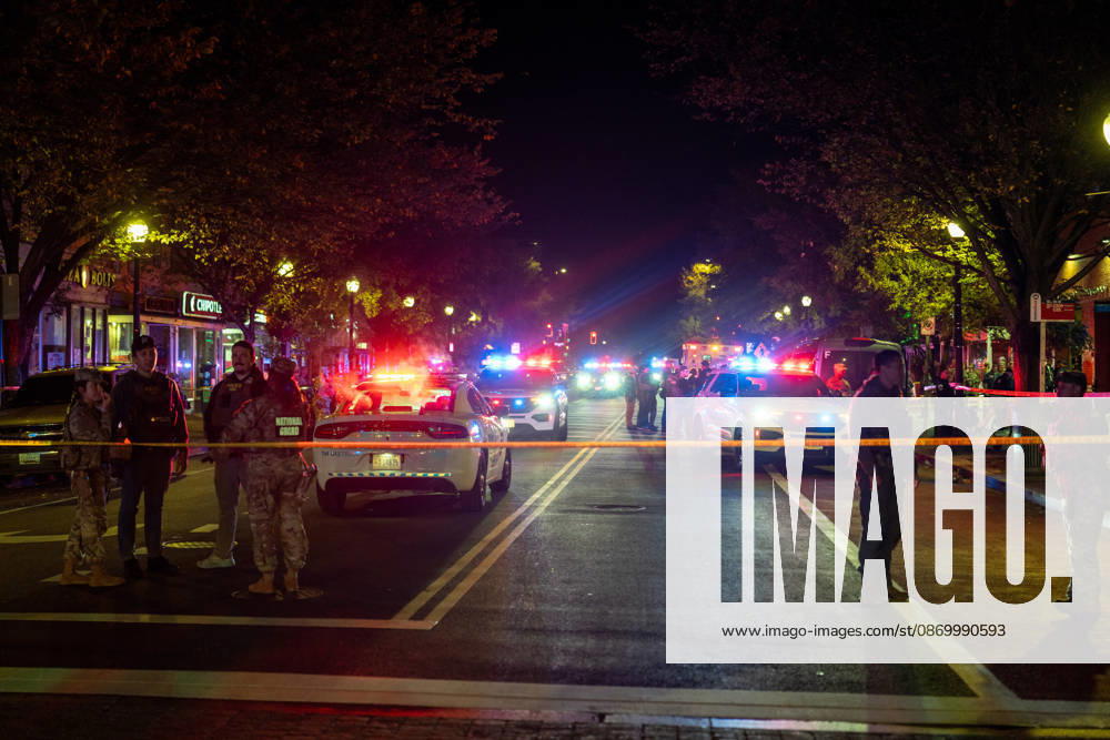 A National Guard soldier was shot in the Eastern Market neighborhood of Washington, D.C. in the early hours of October 19, 2026. The guardsman tried to break up a fight but was shot by one of the participants, before the suspect was shot by other National Guard soldiers. Both the Guardsman and the suspect were taken to the hospital with non-life threatening injuries. Washington United States - ZUMAl312 20261019_znp_l312_033